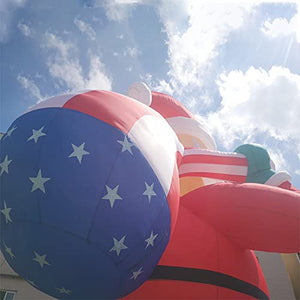 26Ft Giant Christmas Inflatables, Inflatable Santa Claus with Blower Christmas Decorations Outdoor Yard Outdoor Christmas Decorations for Holiday/Party/Christmas/Garden