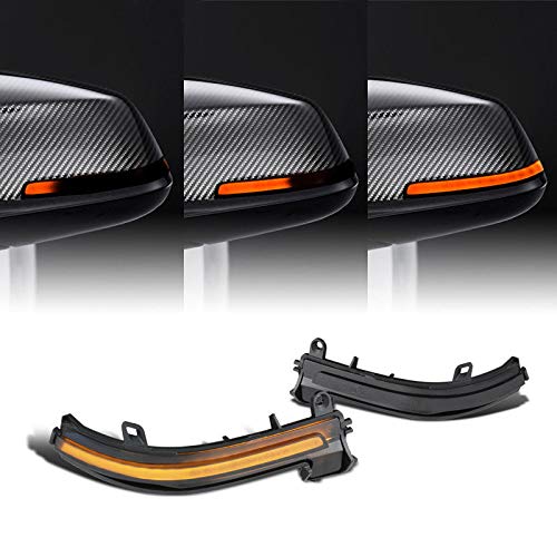 [Ultima] Dynamic Sequential Turn Signal Mirror LED Smoked Compatible with BMW 1/2/3/4 Series F20 F33 F30 F32 X1 i3