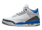 Nike Men's Air Jordan 3 Retro Racer Blue, White/Black/Cement Grey/Racer, 7