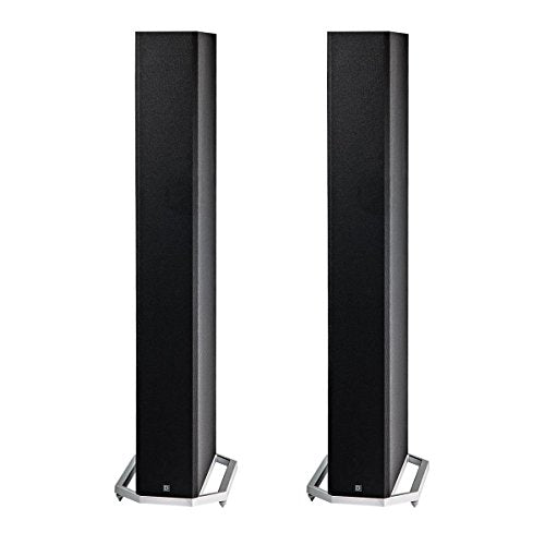 Definitive Technology BP9060 High Power Bipolar Tower Speaker with Integrated 10" Subwoofer - Pair (Black)