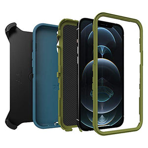 OTTERBOX DEFENDER SERIES SCREENLESS EDITION Case for iPhone 12 Pro Max - TEAL ME ABOUT IT (GUACAMOLE/CORSAIR)
