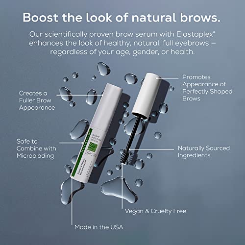NULASTIN Brow Serum - Follicle Fortifying Conditioner | Eyebrow Treatment with Elastin — Promotes Appearance of Fuller, Thicker Looking Brows