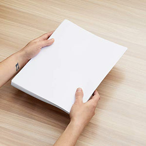 Amazon Basics Multipurpose Copy Printer Paper, 8.5 x 11 Inch 20Lb Paper - 1 Ream (500 Sheets), 92 GE Bright White