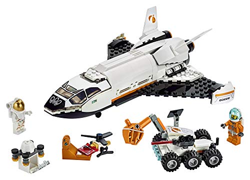 LEGO City Space Mars Research Shuttle 60226 Space Shuttle Toy Building Kit with Mars Rover and Astronaut Minifigures, Top STEM Toy for Boys and Girls (273 Pieces)