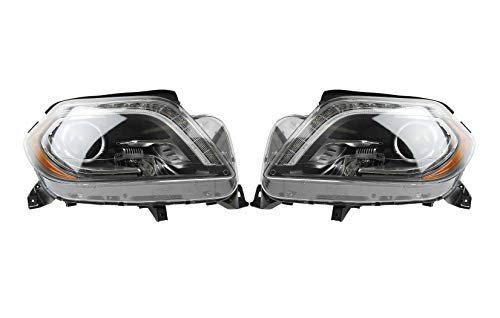 Left & Right Genuine Bi-Xenon Headlights Headlamps Pair Set For Mercedes X166