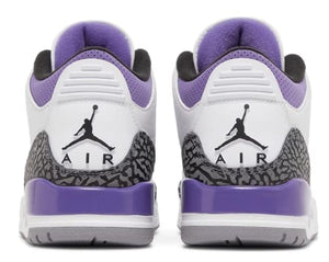 Nike Men's Air Jordan 3 Retro Basketball Shoes, White/Black-dark Iris-cement G, 10.5