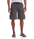 Wrangler Authentics mens Premium Twill cargo shorts, Anthracite Twill, 34 US