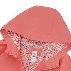 Simple Joys by Carter's Girls' Raincoat, Pink, Floral, 18 Months