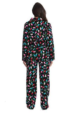 #followme Printed Flannel Family Pajamas - Womens 6746-10122-M