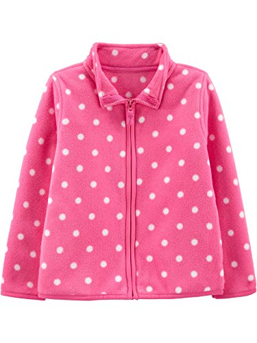 Simple Joys by Carter's Toddler Girls' Full-Zip Fleece Jacket, Pink, 3T