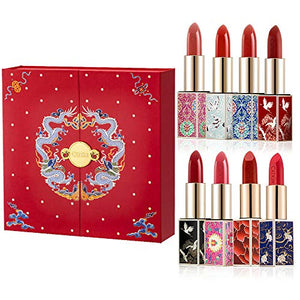 CATKIN Lipstick Set, 8 PCS Matte Lipsticks Waterproof Long Lasting Shimmer Silky Cream Full Color Nourish Lip Makeup Gift Box