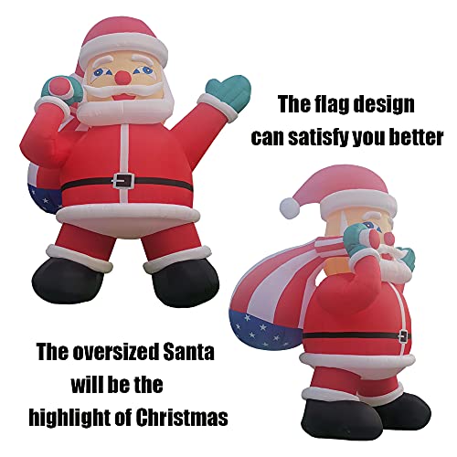 26Ft Giant Christmas Inflatables, Inflatable Santa Claus with Blower Christmas Decorations Outdoor Yard Outdoor Christmas Decorations for Holiday/Party/Christmas/Garden