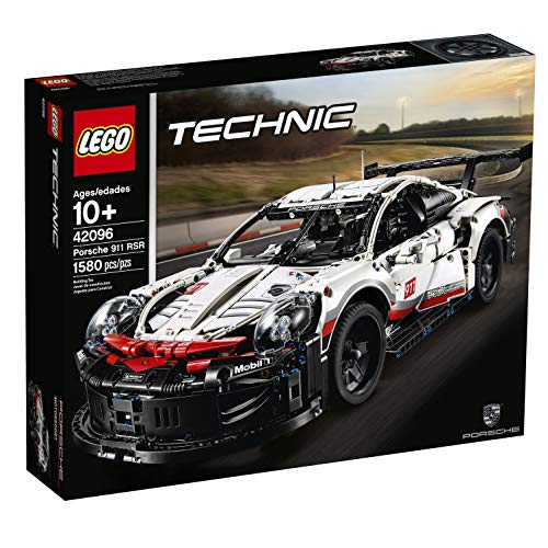 LEGO Technic Porsche 911 RSR 42096 Building Toy Set for Kids, Boys, and Girls Ages 10+ (1,580 Pieces)