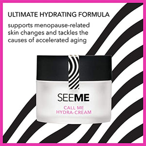 SeeMe Beauty Hydrating Mature Skin Cream Moisturizer for Firmer Skin - Made with Artichoke Leaf Extract, Niacinamide, Turmeric, Dill, No Parabens, No Sulfates, and No Artificial Fragrances,1.7 oz