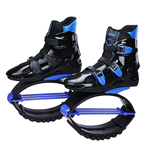 Joyfay Unisex Fitness Jump Shoes Bounce Shoes (Blue, X-Large)