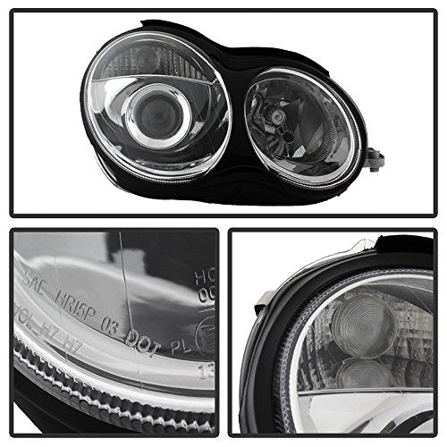 ACANII - For [Halogen Model Only] 2001-2007 Mercedes Benz W203 C230 C240 C320 Projector Headlights Headlamps Left+Right