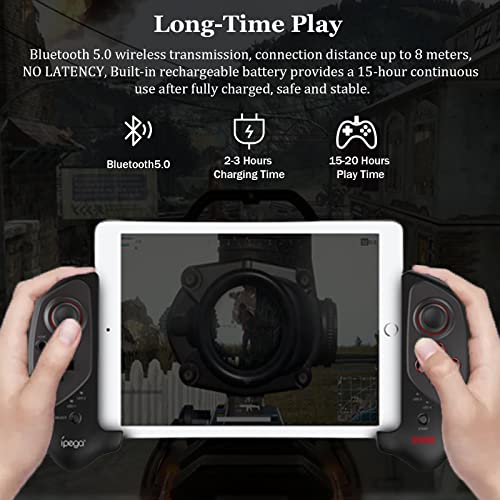 Megadream Game Controller for iPad iPhone MacBook Android Samsung Phone Tablet PC Wireless Gaming Gamepad Joystick - MFi Certified - COD - Genshin Impact - Direct Play