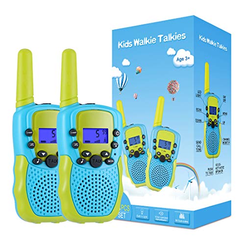 Selieve Toys for 3-12 Year Old Boys, Walkie Talkies for Kids 22 Channels 2 Way Radio Toy with Backlit LCD Flashlight, 3 Miles Range for Outside, Camping, Hiking