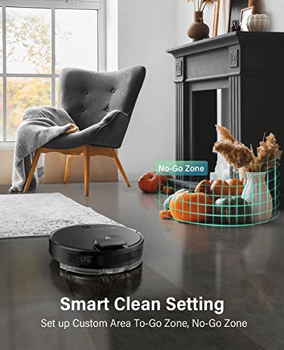VIOMI V3 Max Robot Vacuum and Mop, 3 in 1, 300mins, 5200mAh, 2700Pa, Lidar Navigation Robotic Vacuum Cleaner, Smart Mapping, Self-Charge, 2.4G WiFi, Work with Alexa/Google, for Carpets and Pets