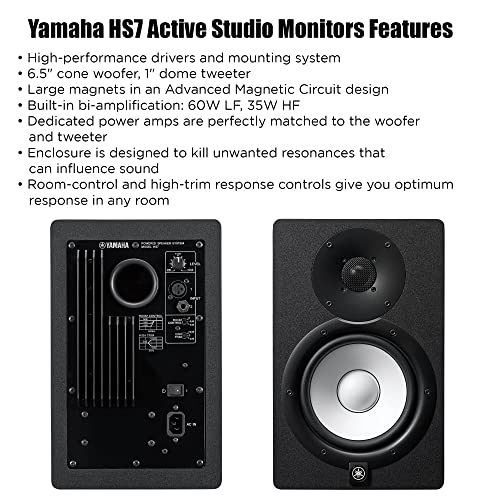 Yamaha HS7 7-Inch Powered Studio Monitor Pair