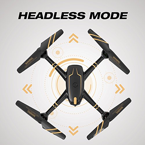 REMOKING RC Drone Racing Quadcopter Headless Mode 2.4GHz 360°flip 4 Channels Altitude Hold Indoor and Outdoor Sport Game Good for Children and Adult as Gifts 12mins Long Flight Time - Black