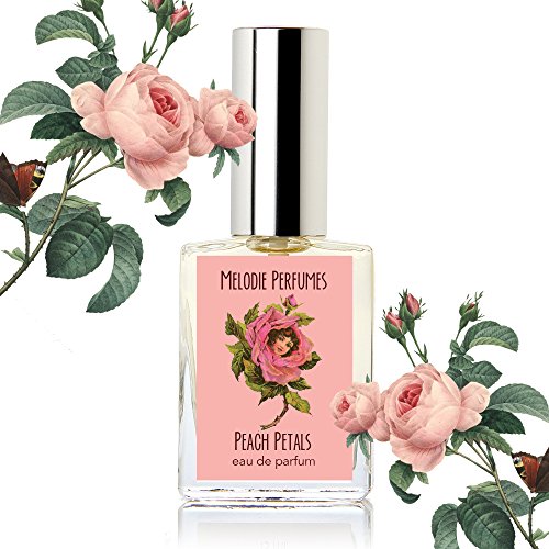 Melodie Perfumes Peach Petals perfume for women. Delicious floral ripe peach fruit women's fragrance. 15 ml