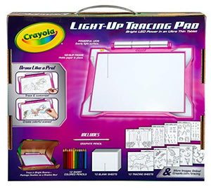 Crayola Light Up Tracing Pad Pink, Toys for Kids, Gift for Girls & Boys, Age 6+