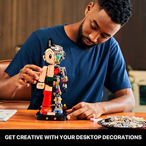 Pantasy Astro Boy Building Kit, Cool Building Sets for Adults, Creative Collectible Build-and-Display Model for Home or Office, Idea Birthday Present for Teens or Surprise Treat (1258Pieces)