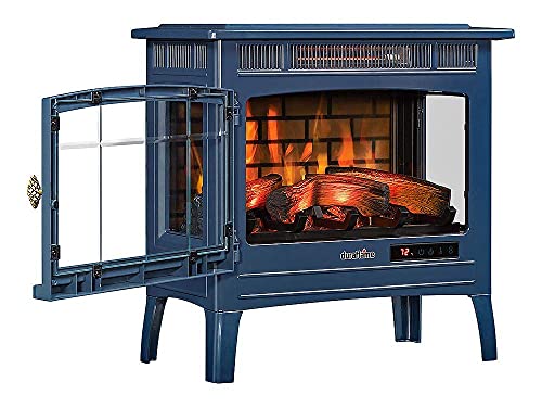 Duraflame 3D Infrared Electric Fireplace Stove with Remote Control, Navy - DFI-5010-07