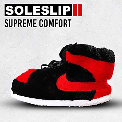 SoleSlip Jordan Alike Sneaker Slippers | Men and Women | Comfy and Cozy | Perfect for Lounging | One Size Fits All |