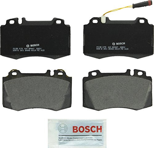 Bosch BP847 QuietCast Premium Semi-Metallic Disc Brake Pad Set For: Mercedes-Benz CL500, CL55, CLS500, E550, E55, ML430, ML500, ML55, S500, S55, S600, SL500, SL550, SL600, SLK350, SLK55, Front