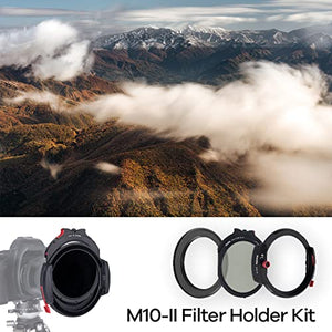 Haida M10-II Photography Filter Holder Kit Aluminum Alloy Material with Drop-in Circular Polarizer Adapter Ring Black 82mm