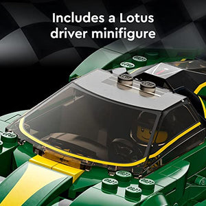 LEGO Speed Champions Lotus Evija 76907 Race Car Toy Model for Kids, Collectible Set with Racing Driver Minifigure