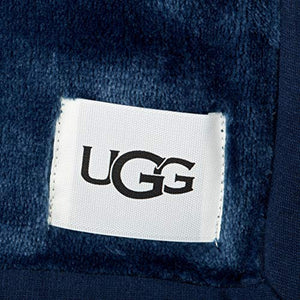 UGG unisex adult Duffield Throw Ii Wearable Blanket, Indigo, One Size US