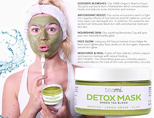 Teami Face Mask and Scrub - Our Facial Scrubs Exfoliate, Hydrate, Moisturize All Skin Types (Glow Kit w/Bonus Headband)