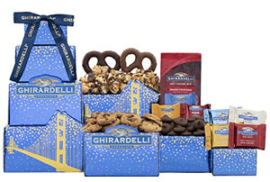 The Ghirardelli Chocolate Gift Tower by Wine Country Gift Baskets