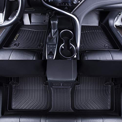orealtrend Black Floor Mats Liners Replacement for Mercedes Benz W213 E Class 2017 2018 2019 2020 2021 Heavy Duty All Weather Guard Front Rear Car Carpet-Custom Fit-Tough/Durable/Odorless