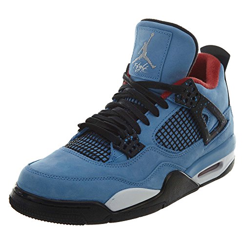 Nike Mens Air Jordan 4 Retro Cactus Jack University Blue/Black Suede Size 9