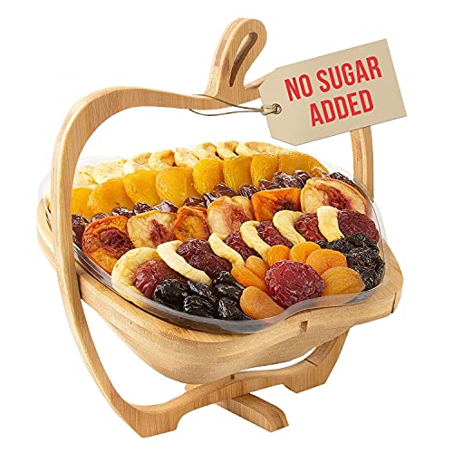 Oh! Nuts Dried Fruit Gift Basket | Healthy No Sugar Added Huge Assortment of Dried Fruit Gourmet Holiday Gift | Food Snack Set Ideas for Hanukkah, Thanksgiving, Christmas, Sympathy, Birthday Gift
