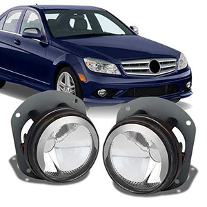 For [Original Style] Mercedes Benz W164 W4 C209 W216 R171 Clear Fog Lamps Lights Pair Replacement