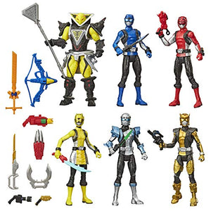 Power Rangers Beast Morphers 6 Inch Action Figure Multipack 6 Figures Included and Villain Toys with Accessories Inspired by The TV Show