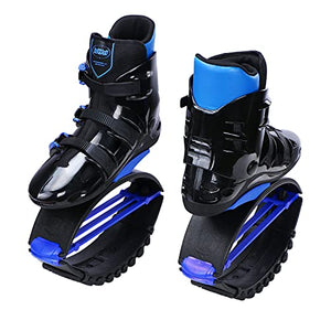 Joyfay Unisex Fitness Jump Shoes Bounce Shoes (Blue, X-Large)