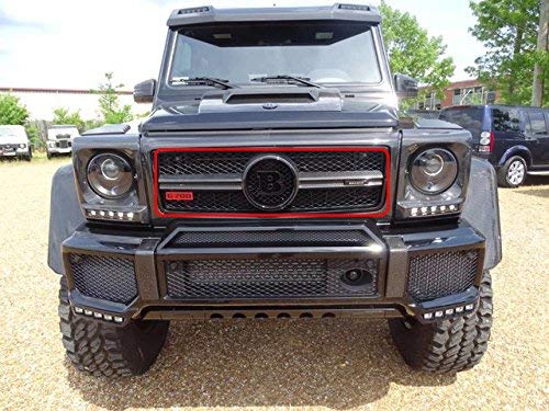 G Wagon Front Grille Center Piece Carbon Fiber - Grill Center Cover for Mercedes-Benz G-Class W463 G63 AMG G65 AMG