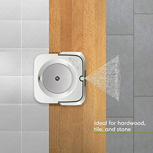 iRobot Braava Jet M6 (6110) Ultimate Robot Mop- Wi-Fi Connected, Precision Jet Spray, Smart Mapping, Works with Alexa, Ideal for Multiple Rooms, Recharges and Resumes