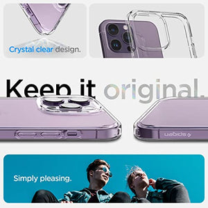 Spigen Ultra Hybrid [Anti-Yellowing Technology] Designed for iPhone 14 Pro Max Case (2022) - Crystal Clear