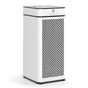 Medify MA-40 Air Purifier with H13 True HEPA Filter | 840 sq ft Coverage | for Allergens, Wildfire Smoke, Dust, Odors, Pollen, Pet Dander | Quiet 99.9% Removal to 0.1 Microns | White, 1-Pack
