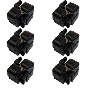 ENA Pack of 6 Ignition Coils Compatible with Mercedes-benz Chrysler Crossfire L6 V6 V8 Compatible with C1444 C1361 UF-359