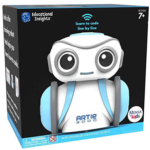 Educational Insights Artie 3000 The Coding Robot: STEM Toy, Coding Robot for Kids 7+