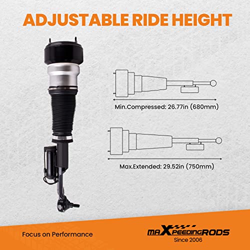 maXpeedingrods Front Left Air Suspension Shock Absorber Strut for Mercedes-Benz S550 S450 S350 CL550 2007-2013 4MATIC AWD 2213200438