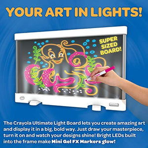 Crayola Ultimate Light Board for Drawing & Coloring, Kids Light Up Toys and Gifts, Ages 6, 7, 8, 9 White